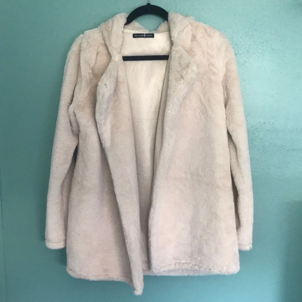 Faux fur coat